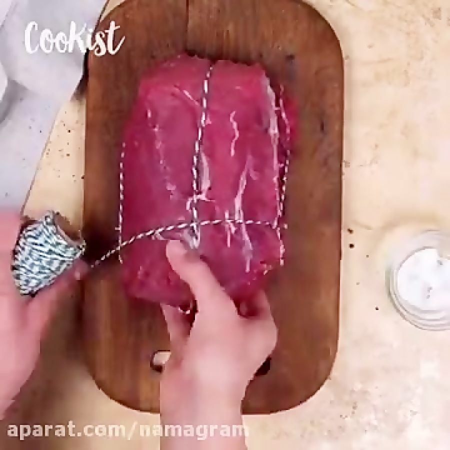 طرز تهیه کباب گوشت گاو با سس س...