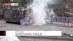 اعتراض ها در شیلی وارد ماه دوم...