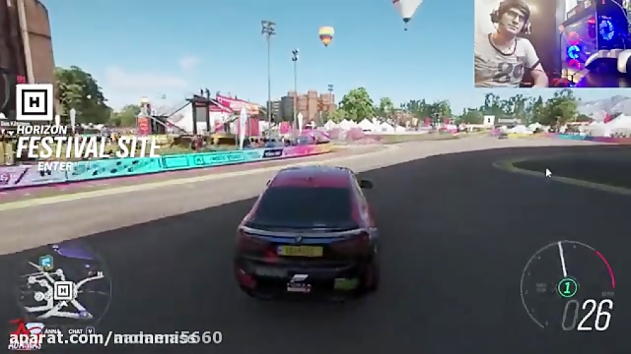 گیم پلی بازی ( Forza Horizon 4 ) با ماشین ( BMW ) با بدنه ای دو رنگ ( ارائه توسط ADAMAS )