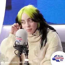 مساحبه با billie eilish