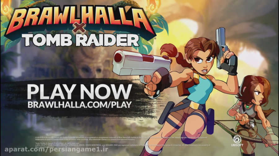 تریلر کاراکتر Tomb Raider در بازی Brawlhalla