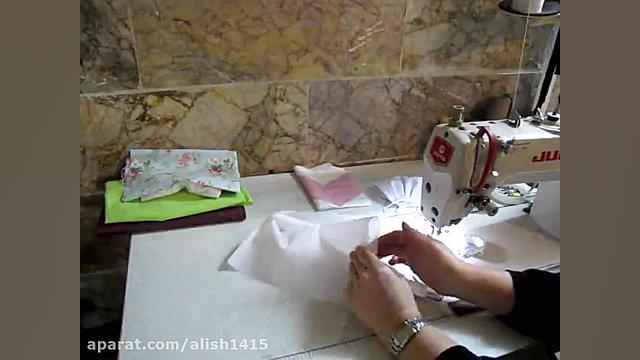 اموزش دوخت ماسک برای مقابله با کرونا (برگ زرین) پریودنتیکس