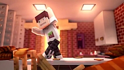 Minecraft animation : نان تست