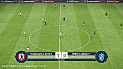گیم پلی بازی PES 2019 (منچستر...