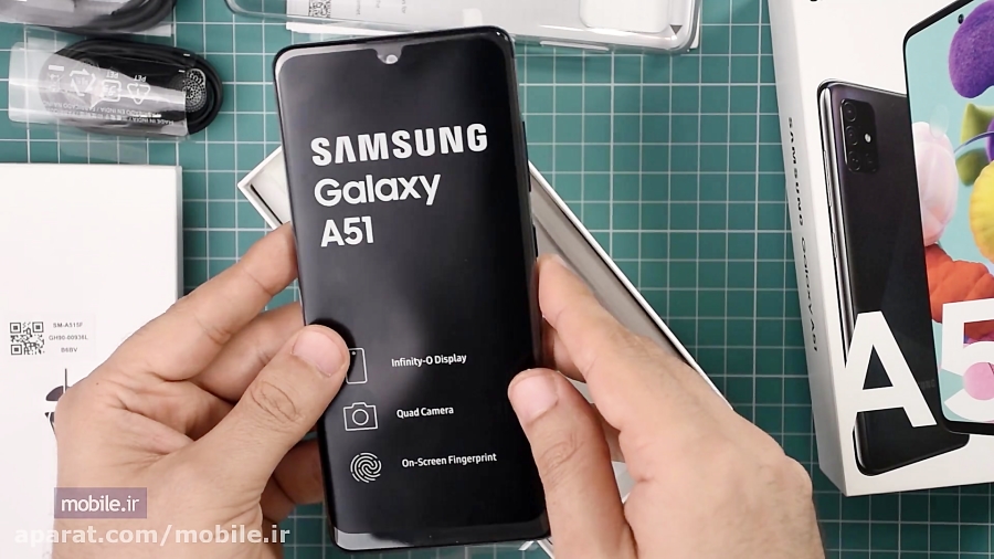 جعبه گشایی گوشی سامسونگ گلکسی...