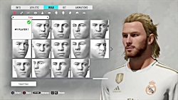 بکهام در FIFA 20 آموزش ساخت چهره و حرکات