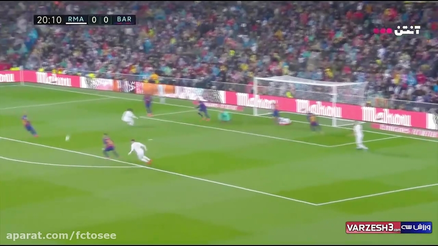 خلاصه بازی رئال مادرید 2  بارس...