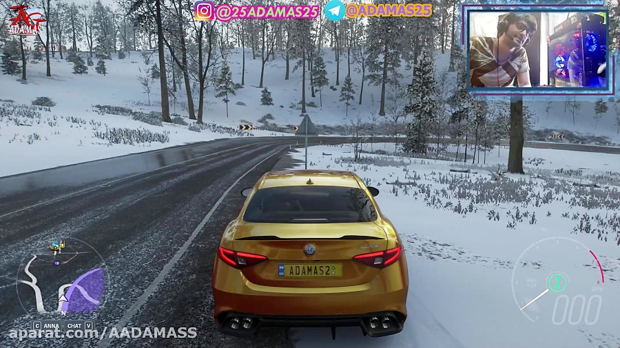 گیم پلی بازی ماشینی Forza Horizon 4 با ماشین Alfa Romeo