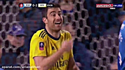 خلاصه بازی پورتموث  - آرسنال