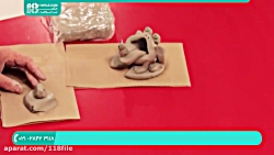 ساختن مجسمه قورباغه