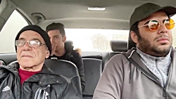 دوربین مخفی رپ خوندن راننده اس...