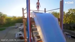 پرش هیجانی ازحلقه آتش