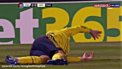 خلاصه بازی پورتموث 0  آرسنال 2