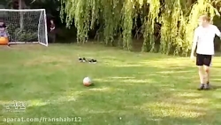 چه شوتی میزنه تو دروازه !!!