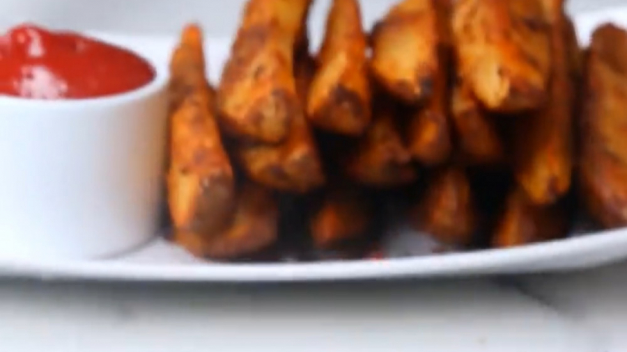 آشپزی سالم - برش‌های سیب زمینی و کدو - کلینیک لاغری سیبیتا