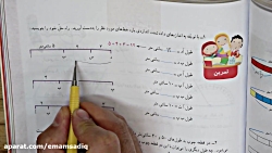 آموزش ریاضی چهارم دبستان  حل ت...