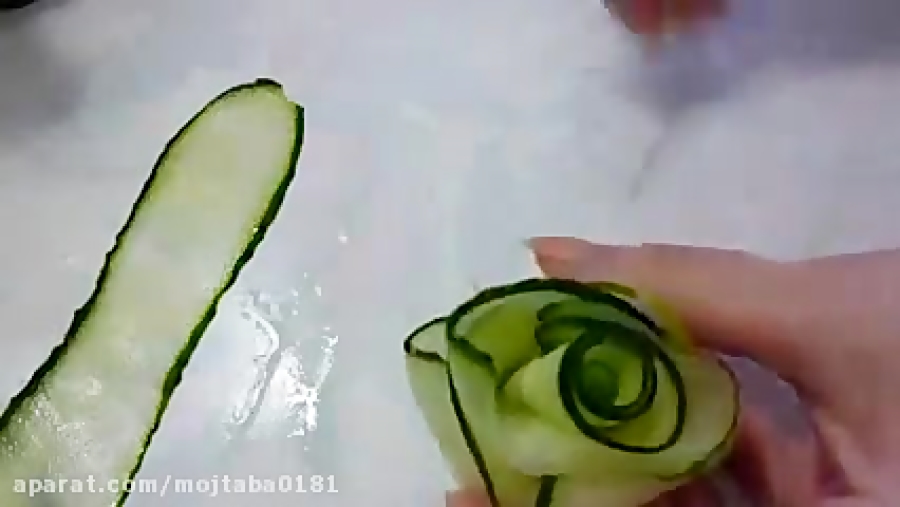 میوه آرایی با خیار