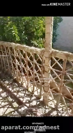 آلاچیق سازان بلوچ در قلعه گنج
