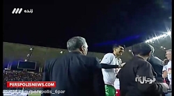 لحظه بالا بردن جام قهرمانی حذف...