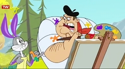 کارتون باگز خرگوشه  خرگوش نقاش