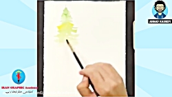 آموزش نقاشی کودکان :نقاشی درخت...