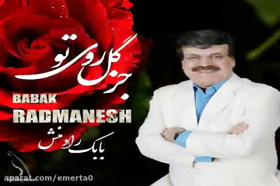 آهنگ بابک رادمنش  جز گل روی تو