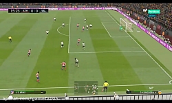 گیم پلی pes خلاصه بازی اتلکیکو...