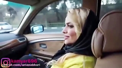 زرنگی کامیار 696 با دوست دخترش