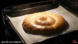 طرز تهیه نان ازبکستانی برای صب...