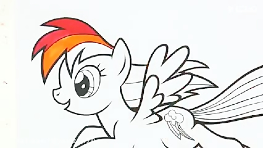 نقاشی اسب پونی کوچولو