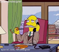 دوبله انیمیشن سیمپسون‌ها با مو...