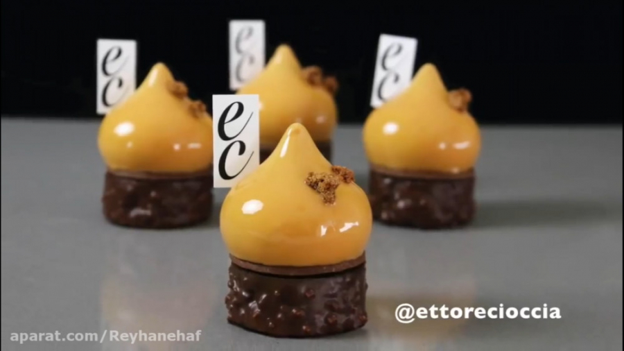 آموزش کیک با آشپز اسپانیایی زیر نویس انگلیسی Financier Chocolate-Avellana