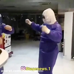 کلی خنده دار رقص کرونا رو شکست...