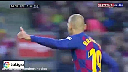 خلاصه بازی بارسلونا 1  رئال سو...