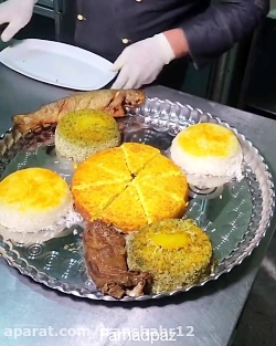 سینی مخصوص سفره خونه زعفران