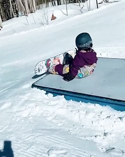 دیدنی 3 بچه اسکی باز