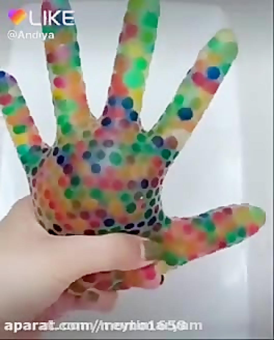 پاره کردن توپ ضد استرس