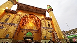 اذان ولایت حرم حضرت امیر با نو...