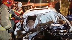 تصادف در اتوبان شهید بابایی