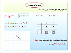 کار در کلاس ریاضی نهم صفحه 99