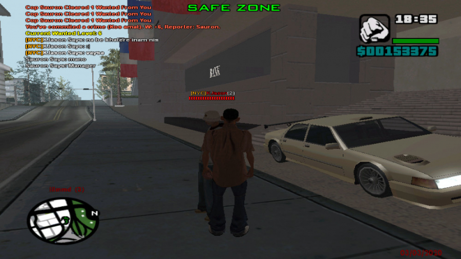 دزدی از بانک در gta san andreas online