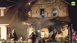 آتش سوزی یک مهد کودک در آمریکا...