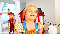 بازی دیانا و روما در جشن هالوو...