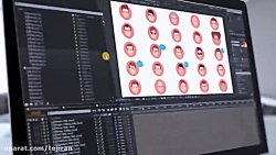 پروژه افتر افکت کاراکتر صورت