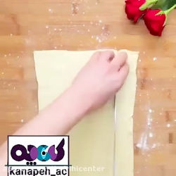 پیتزا به شکل گل ویژه خانوم های...