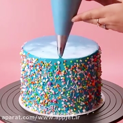 درست کردن کیک تولد خانگی به هم...