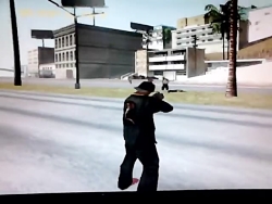 افتادن یک نفر از روی درخت/GTA5
