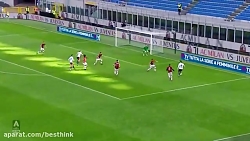 خلاصه بازی میلان 1 - 2 جنوا در...