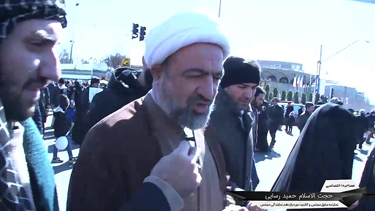مصاحبه اختصاصی با حمید رسایی در 22 بهمن 98 زمان82ثانیه