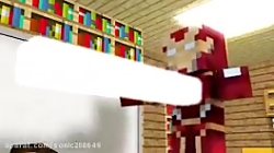 مرد اهنی در ماین کرافت